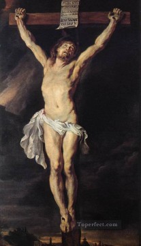 Pedro Pablo Rubens Painting - El Cristo Crucificado Barroco Peter Paul Rubens